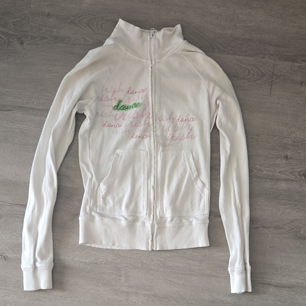 White Irish dance Sweater